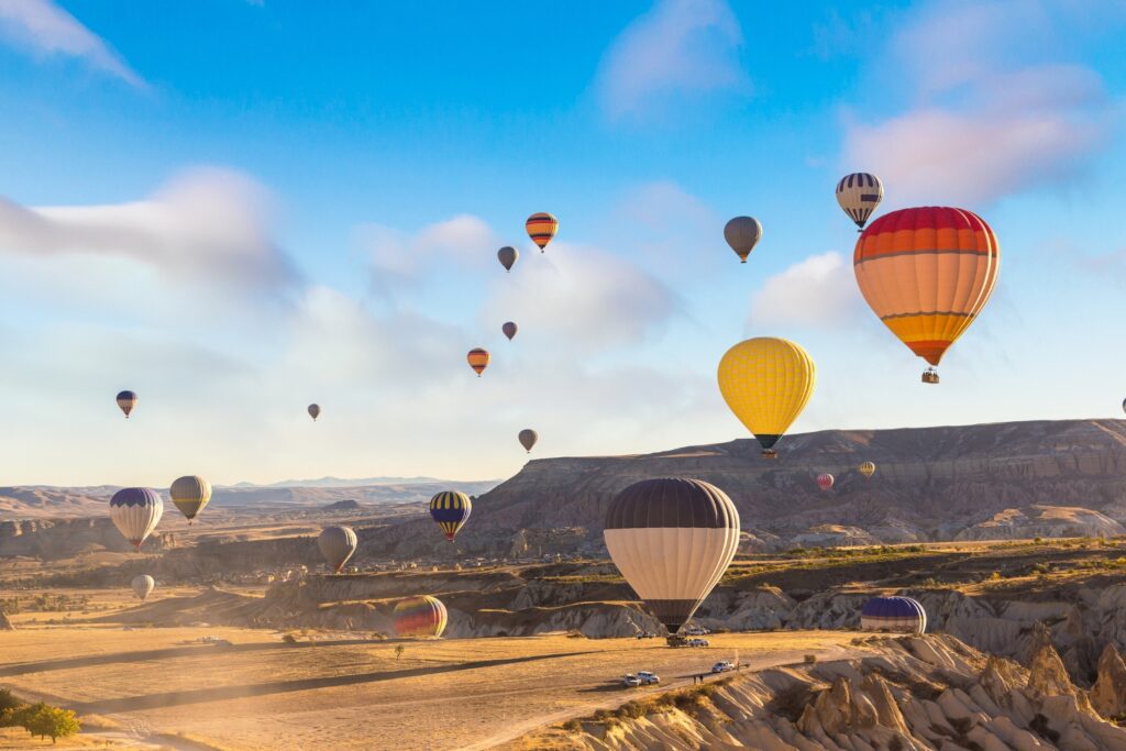 Hot air balloon flight in Marrakech10